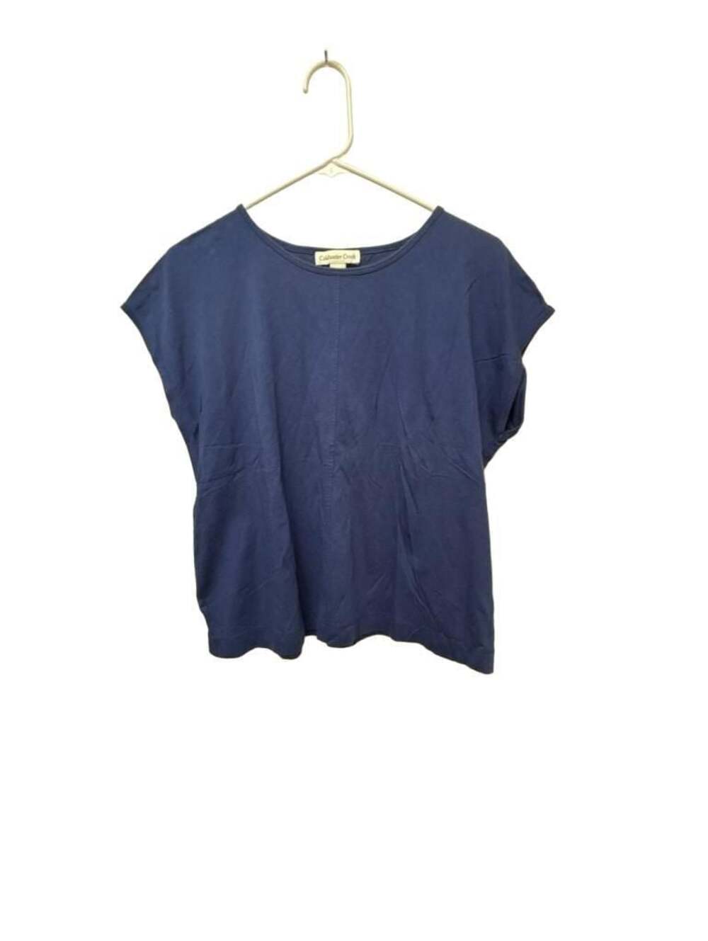 Coldwater Creek Blue Short Sleeve Casual Comfort Tee Size M
